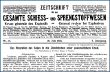 Das Einpressen des Satzes der Zündhütchen 1912 (Download)