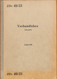 Verbandlehre - ZDv 49/23 1960 (Gebrauchtbuch)